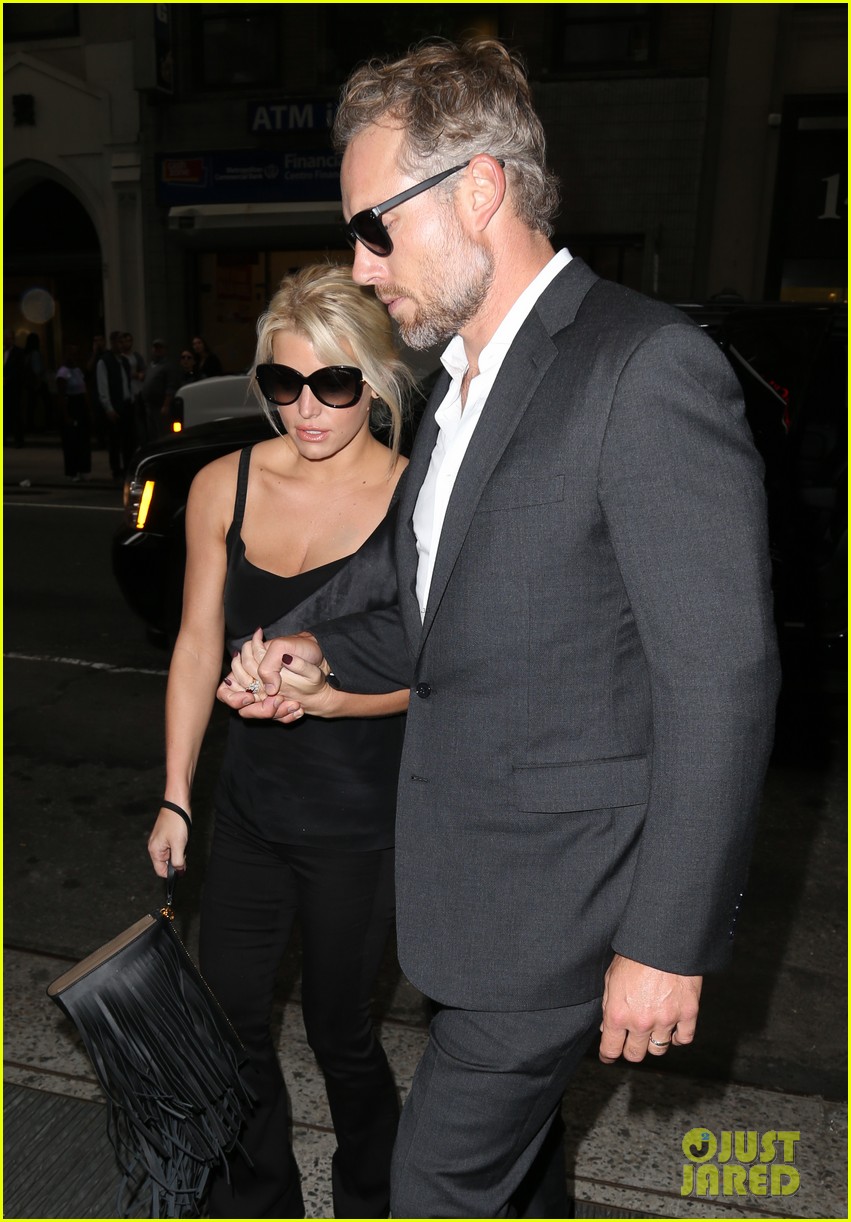 jessica simpson steps out for date night in new york city 043208564