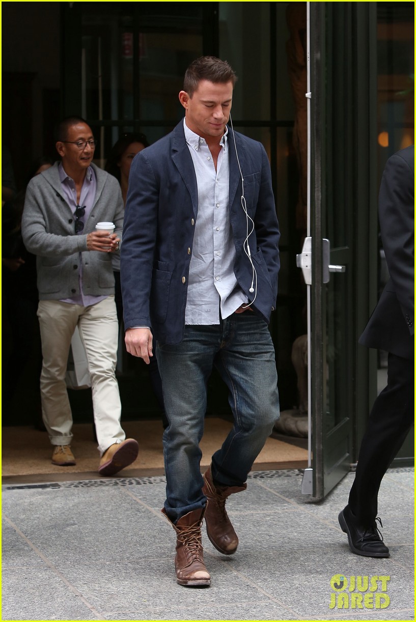 channing tatum keeps his clothes on for magic mike break 133215748