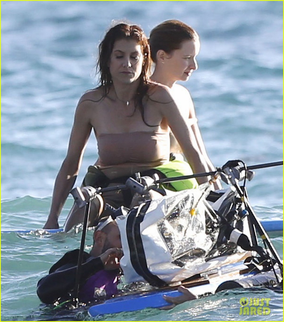 kate walsh shows off her body in a flesh colored wet suit 083229081