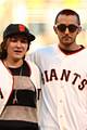 robin williams kids throw out first pitch at world series game 04