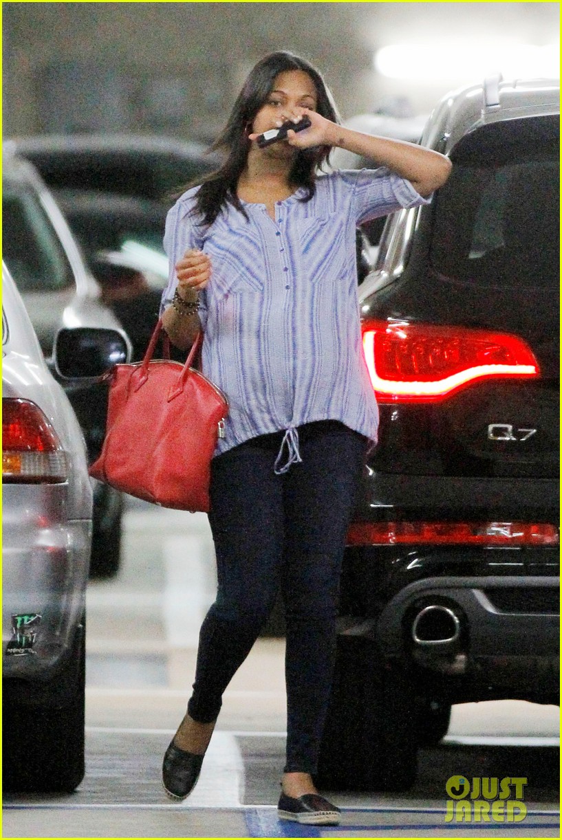 Zoe Saldana Expecting Twin Boys with Husband Marco Perego!: Photo