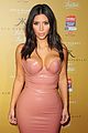 kim kardashian rocks pink latex dress at fleur fatale 10