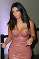 kim kardashian rocks pink latex dress at fleur fatale 12