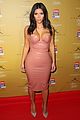 kim kardashian rocks pink latex dress at fleur fatale 13