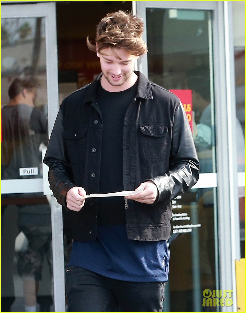 patrick schwarzenegger steps out after kissing miley cyrus 033242564