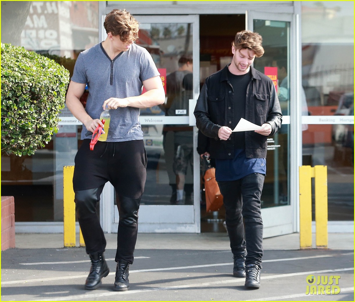 patrick schwarzenegger steps out after kissing miley cyrus 083242569