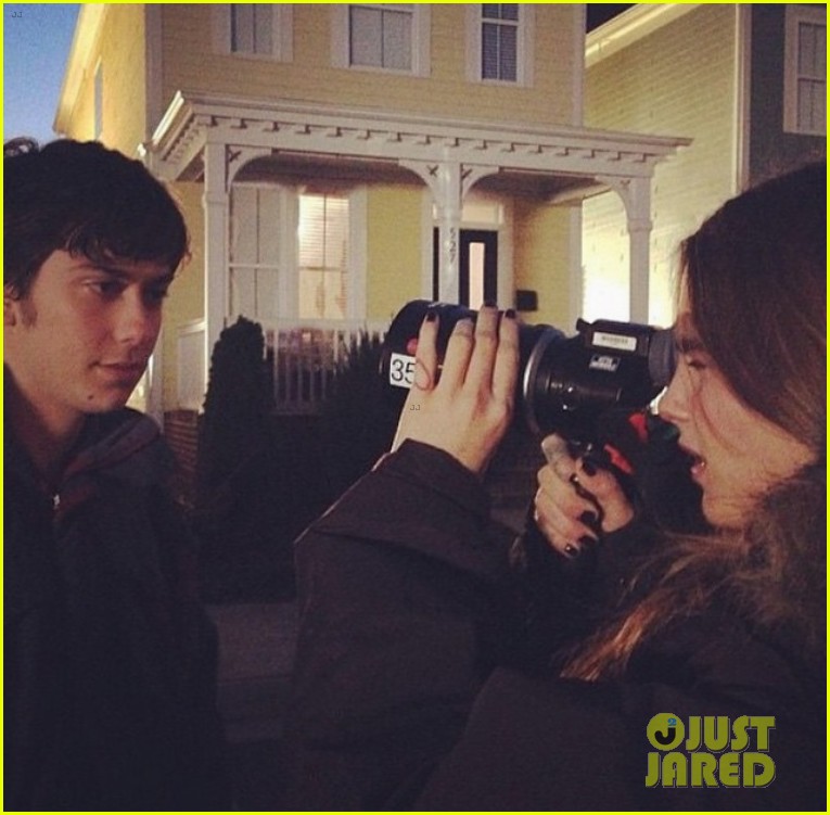 Ansel Elgort Visits 'TFIOS' Friends John Green & Nat Wolff on 'Paper(01)