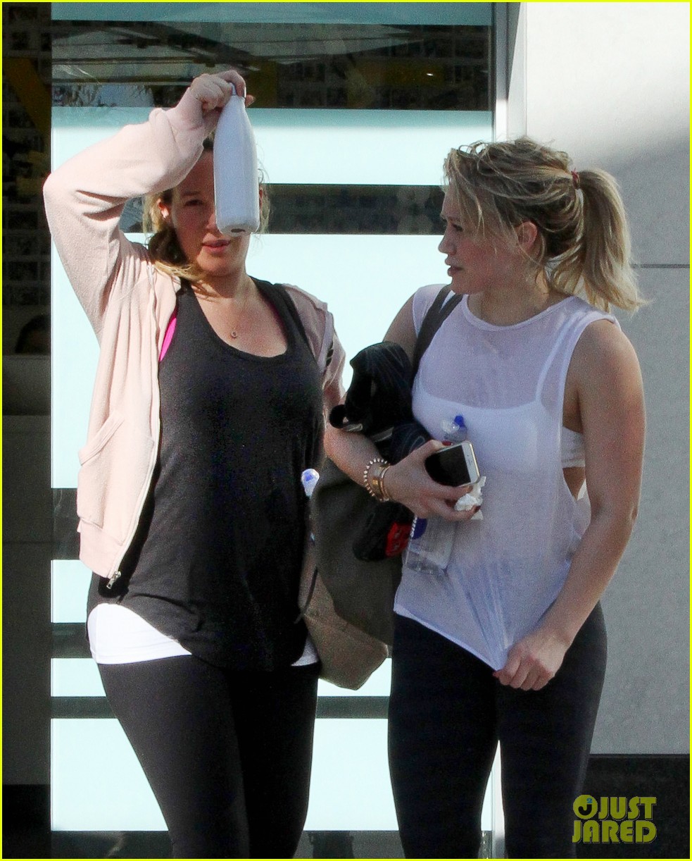 hilary haylie duff spend the morning together 043269472