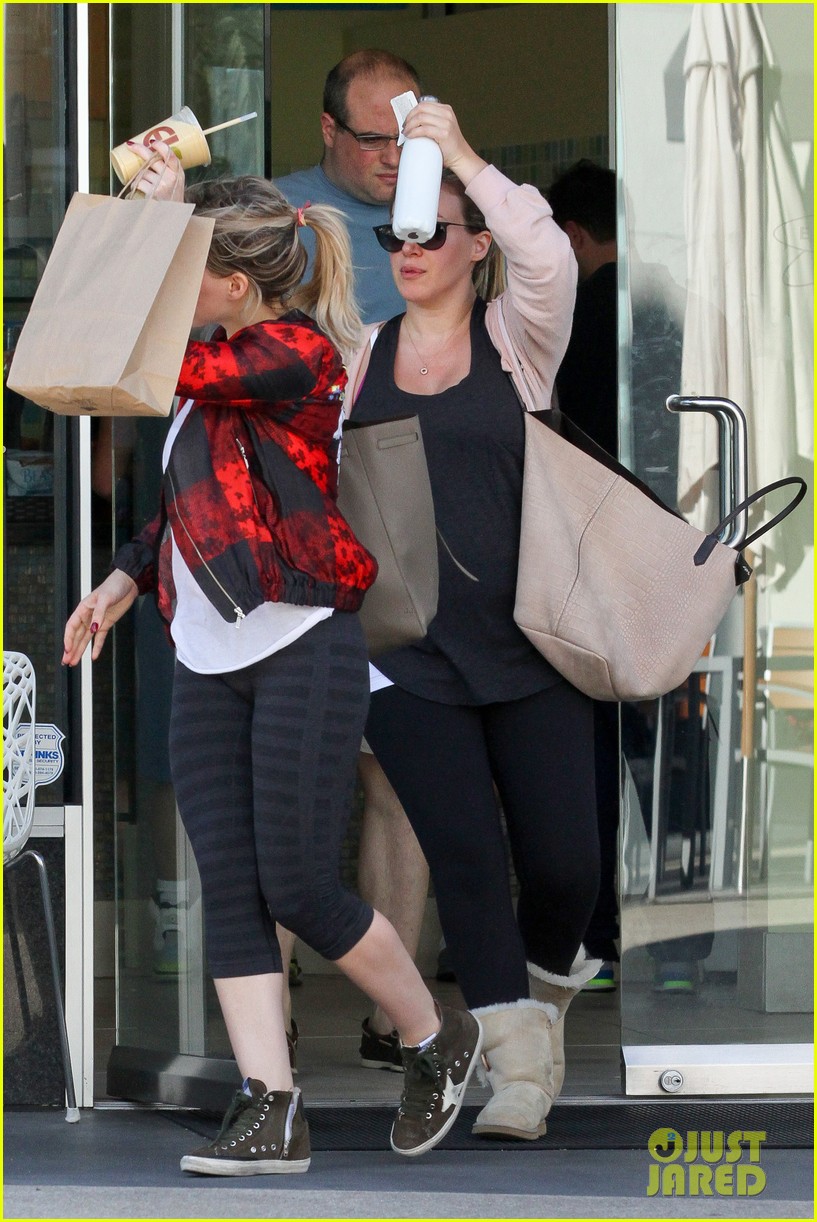 hilary haylie duff spend the morning together 083269476