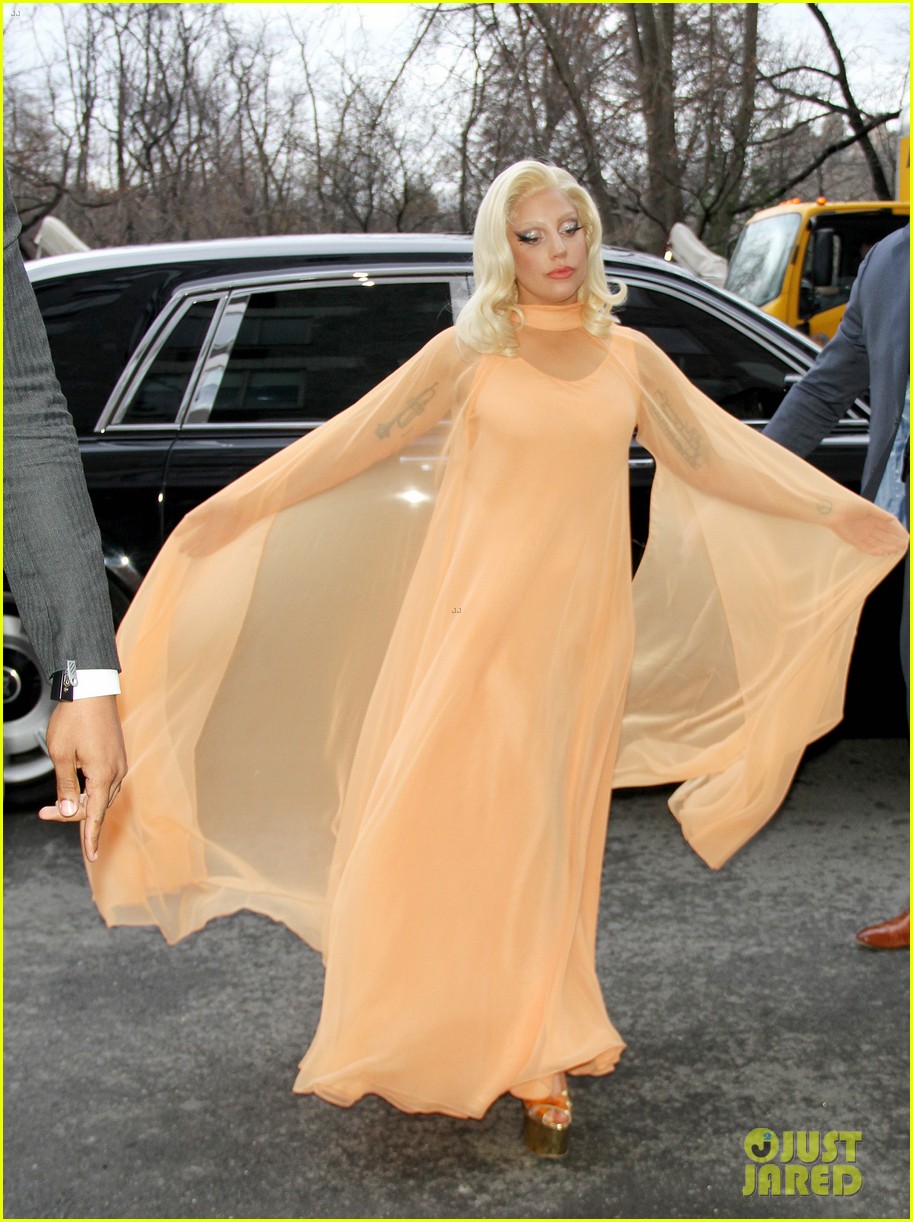 lady gaga wore four amazing outfits in one day yesterday 113264708