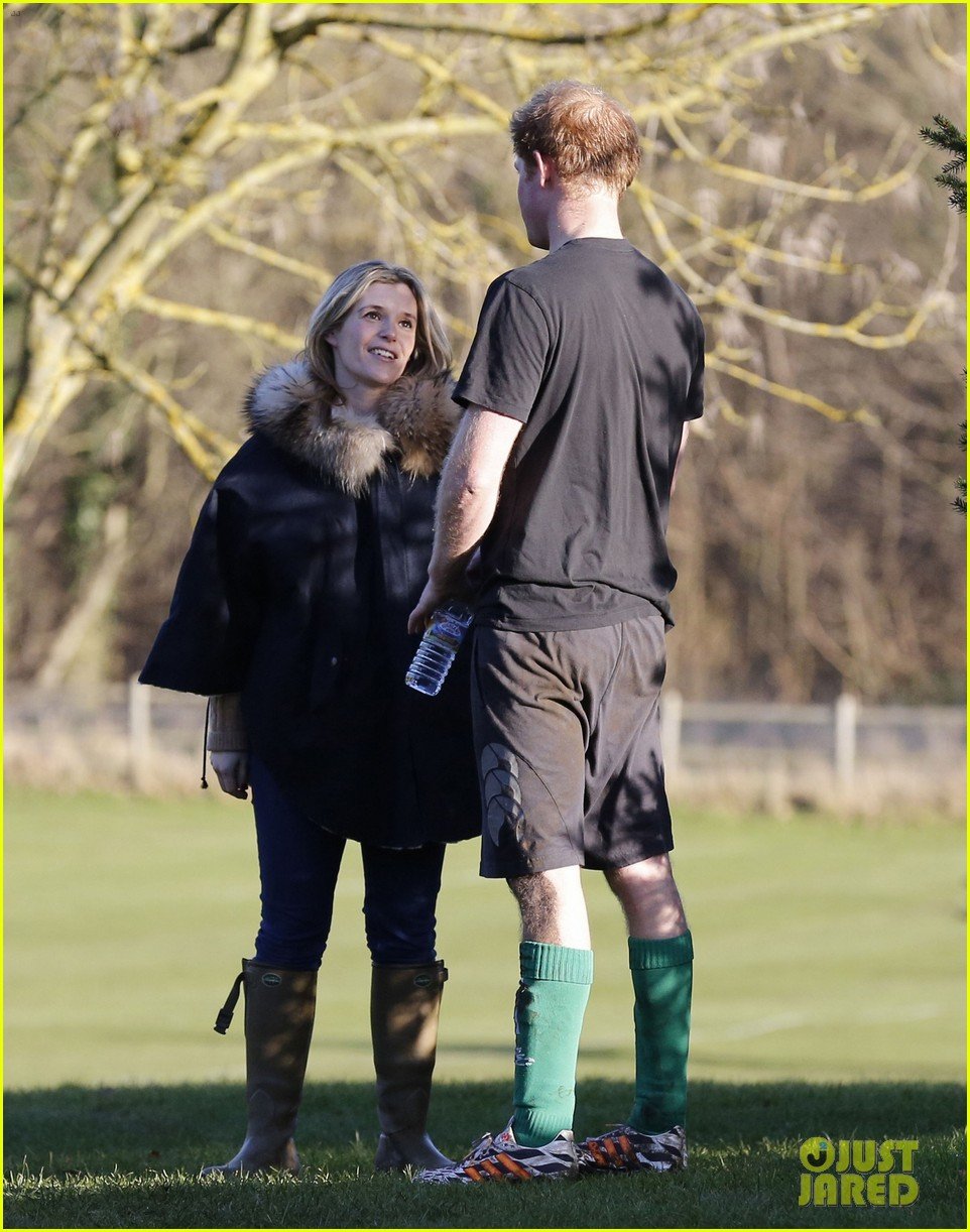 Prince Harry is Muddy for Christmas Eve Charity Soccer Game Photo