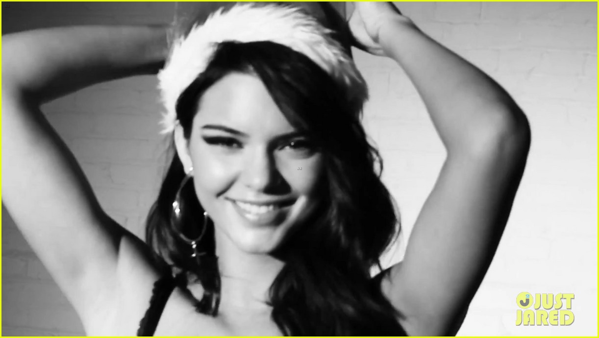 kendall jenner gets spanked by naughty santa in racy video 213257479