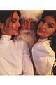 kendall kylie jenner match in white for kardashian christmas party 08
