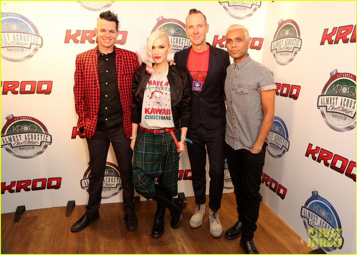 gwen stefani gavin rossdale rock out at kroq almost acoustic christmas 023262391
