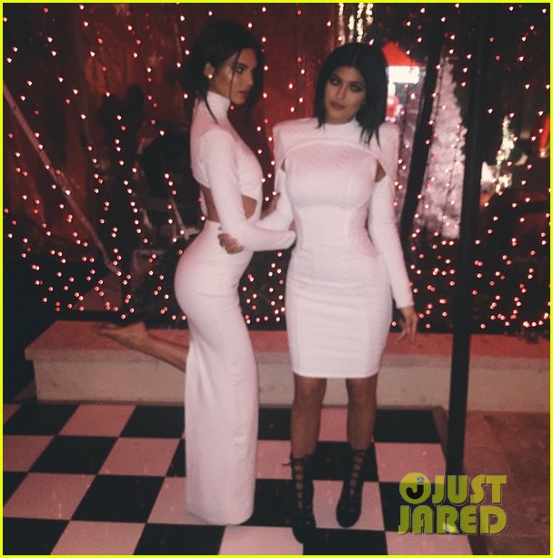 Kim Kardashian & Kanye West Cuddle Up at the Family Christmas Eve Party