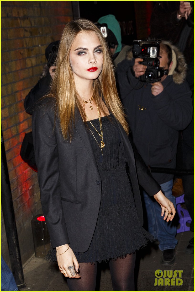 cara delevingne love lips ysl beauty event 05