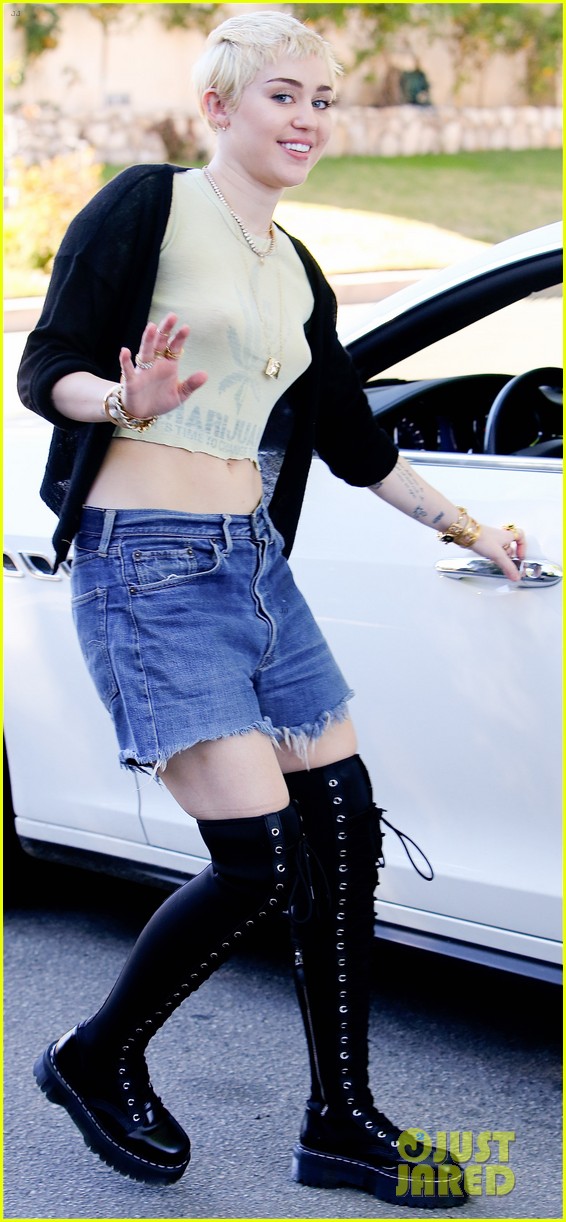 miley cyrus goes braless wants marijuana to be legalized 033280655