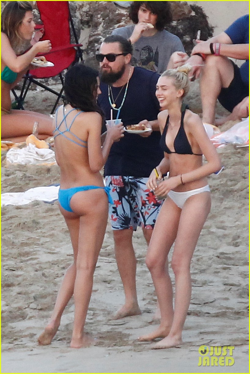 leonardo dicaprio continues st barts trip surrounded by women 59