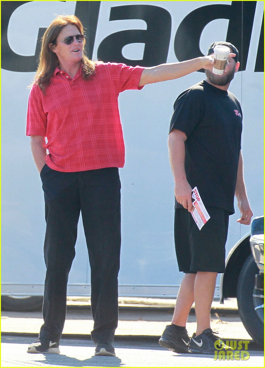 bruce jenner lets his long hair flow in latest outing 07