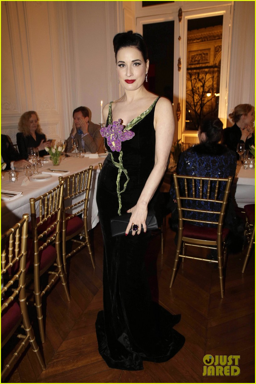 dita von teese helps alexis mabille celebrate 10 years of haute couture 013289583