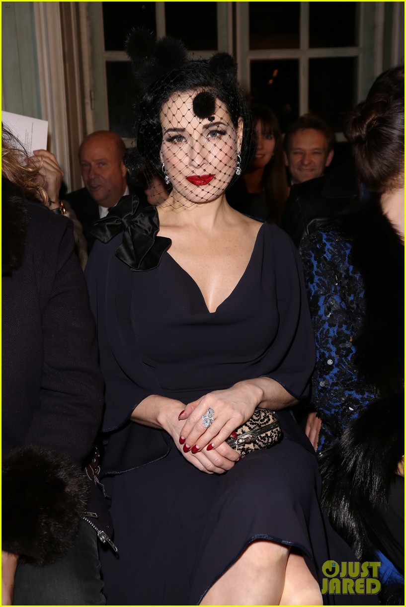dita von teese helps alexis mabille celebrate 10 years of haute couture 10
