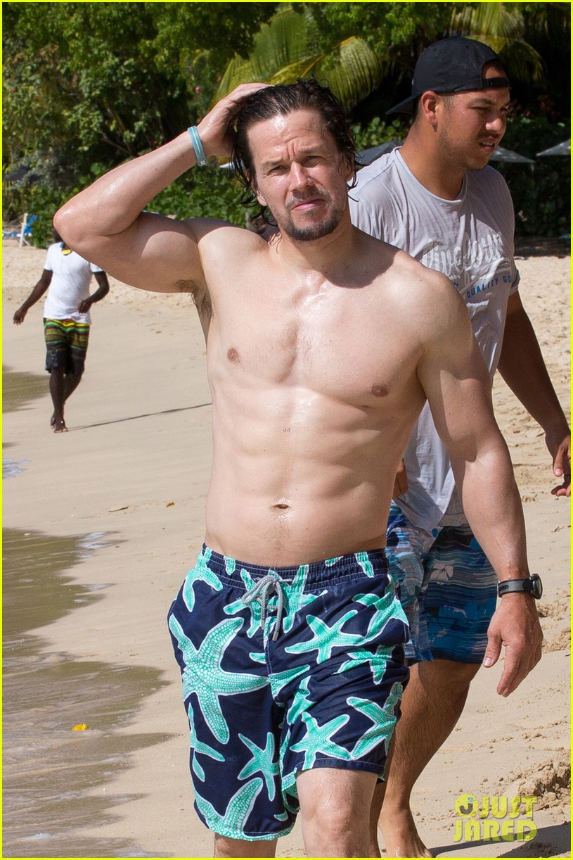 mark wahlbergs muscles are on point for some beach football 043271497