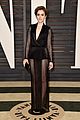 lily collins debuts new pixie haircut at oscars after party 06
