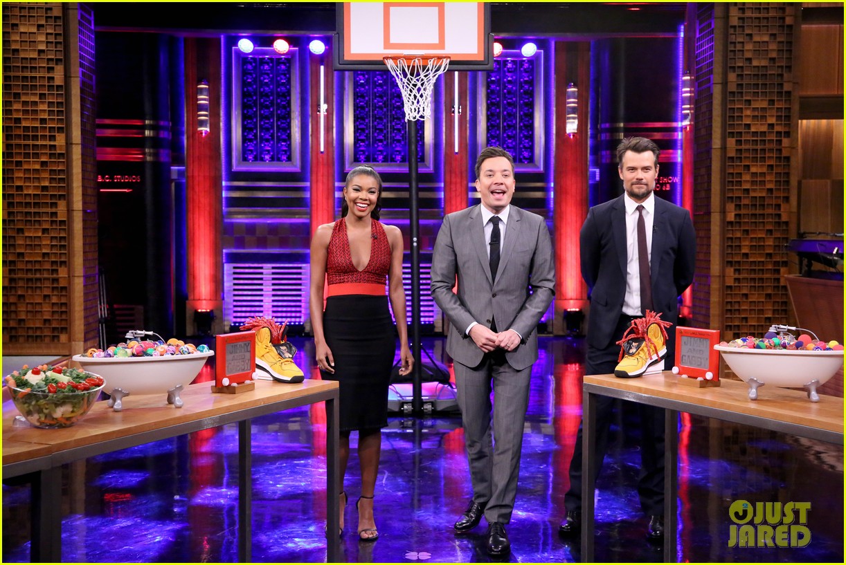 Josh Duhamel & Gabrielle Union Have a Random Object Shootout on 'Fallon ...