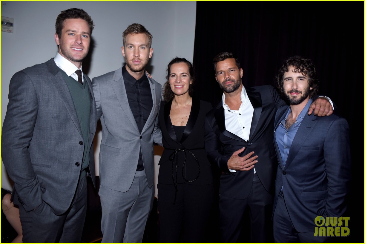 armie hammer ricky martin suit up for a grammy after party 023300378