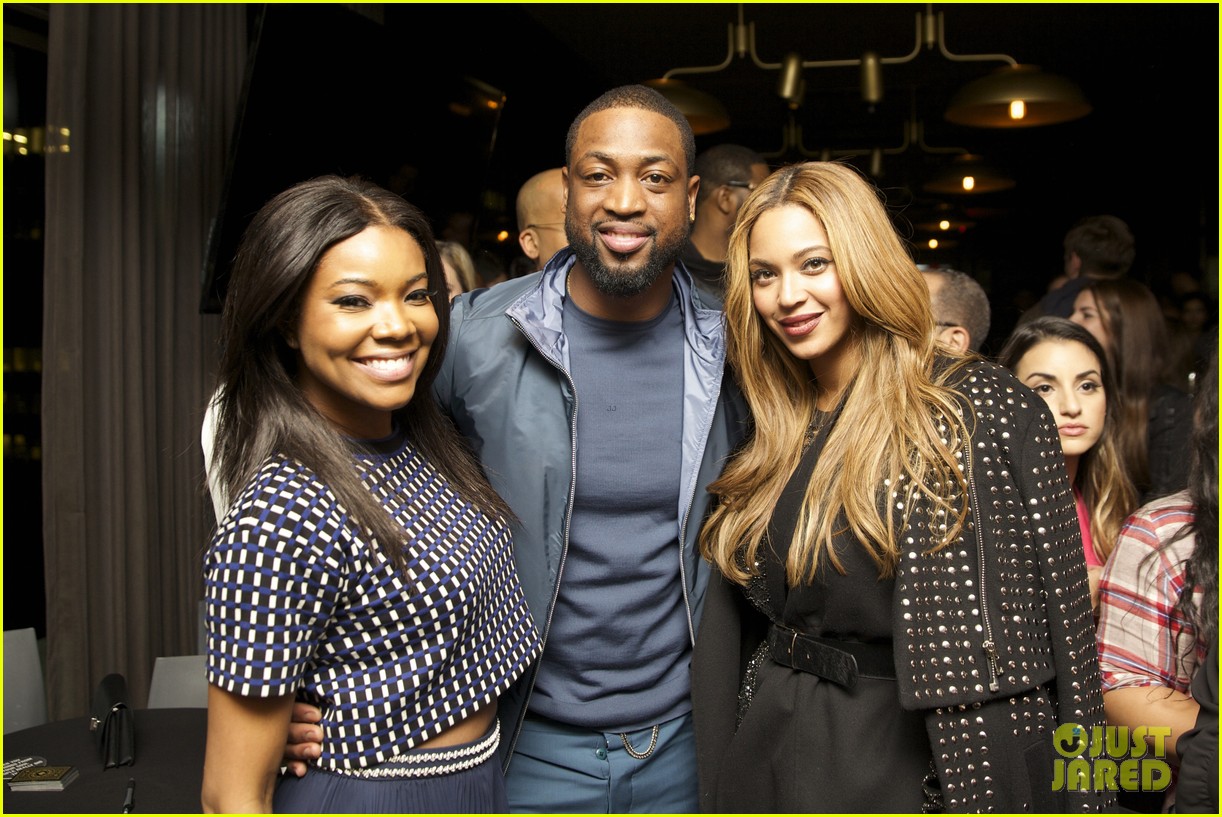 beyonce gets together with gabrielle union dwyane wade at nba all star 033303704