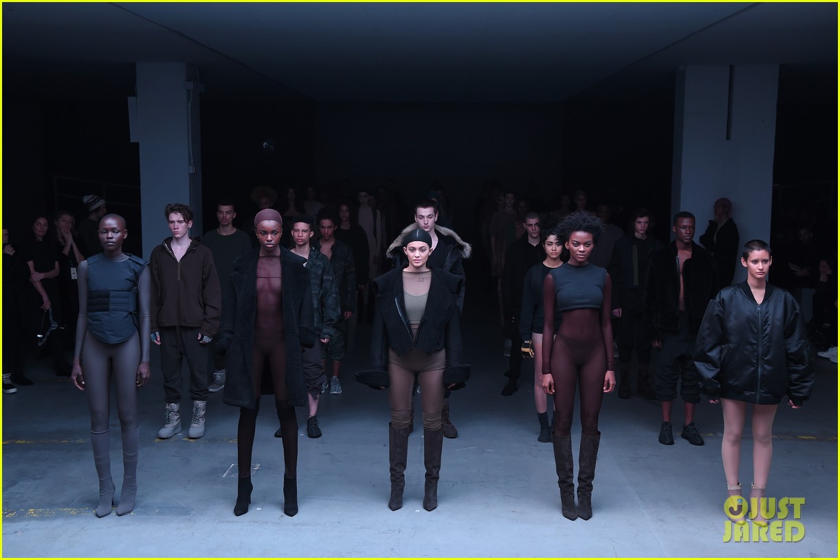 kylie jenner walks the runway in kanye wests fashion show 063303784