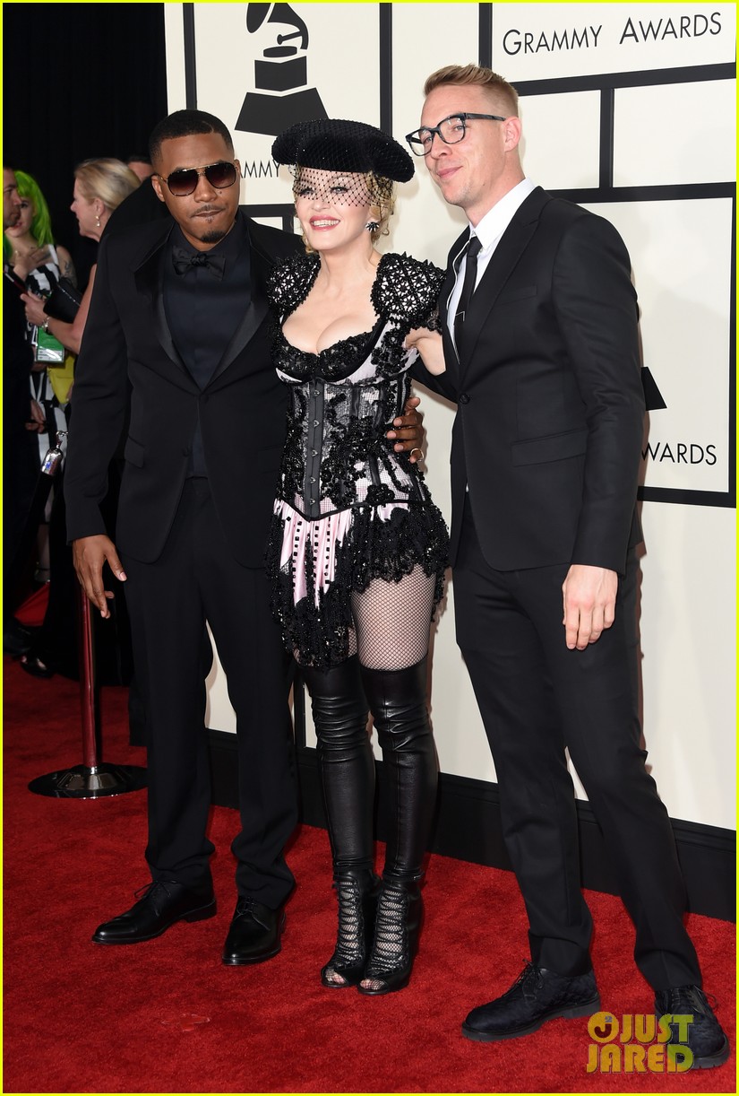 madonna flashes her butt at grammys 2015 red carpet 203299289