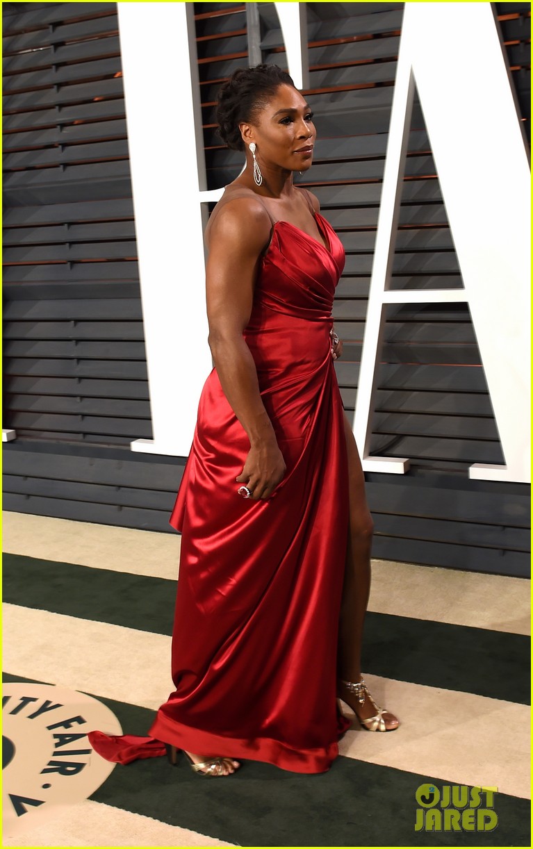 serena williams oscars 2015 red carpet after party 053312100