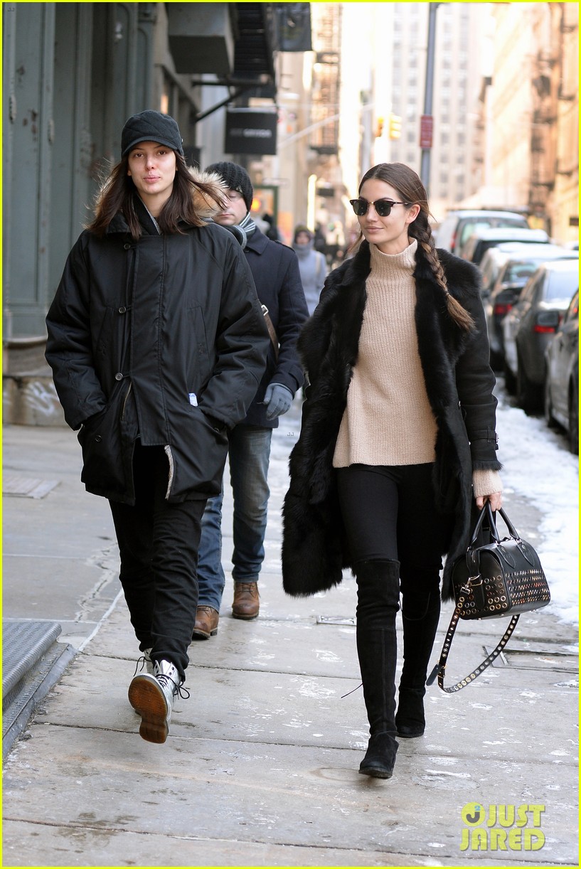 lily aldridge ruby catch up over lunch 12