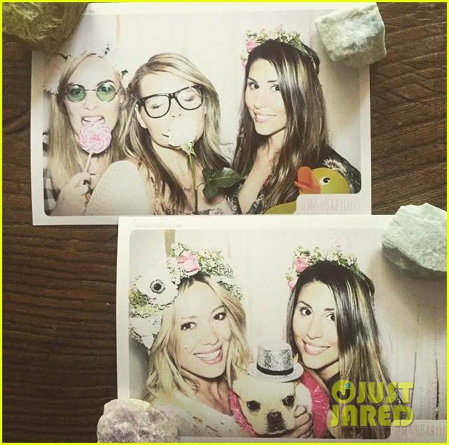 hilary duff throws sister haylie baby shower 153321104