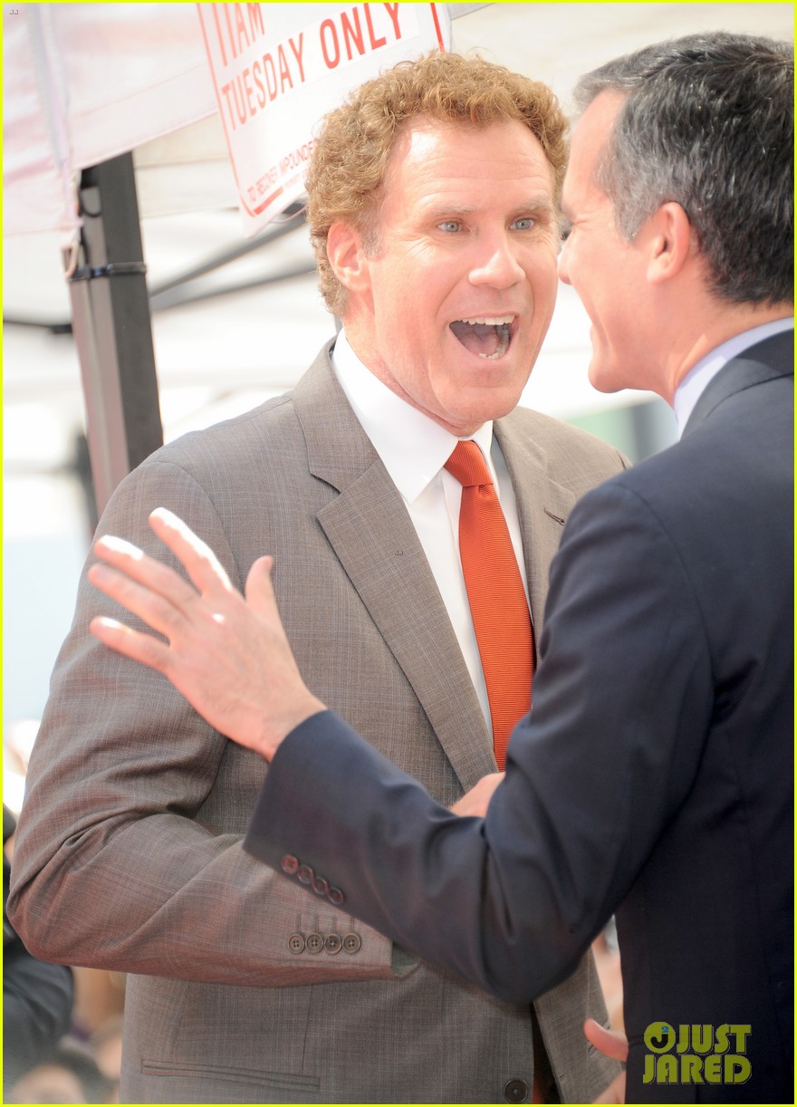 will ferrell gets honored with star on the hollywood walk 153333159