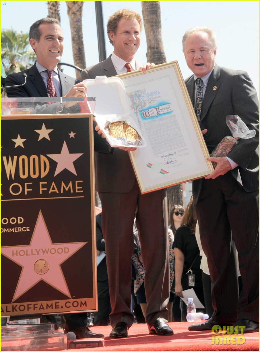 will ferrell gets honored with star on the hollywood walk 173333161