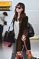dakota johnson travels solo with her pet pooch by her side 02