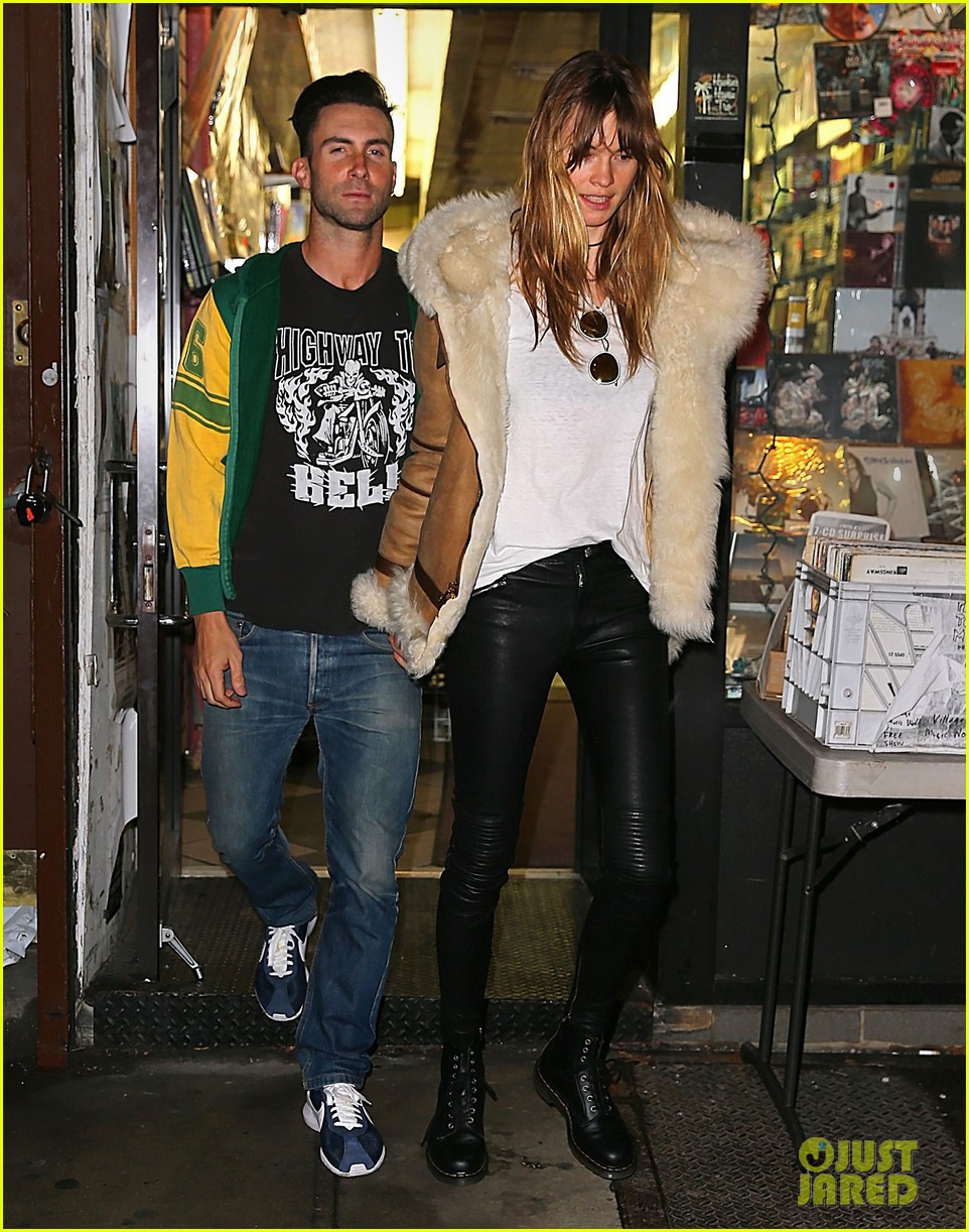 Adam Levine Goes Shopping with Wife Behati Prinsloo Ahead of 'V' Tour