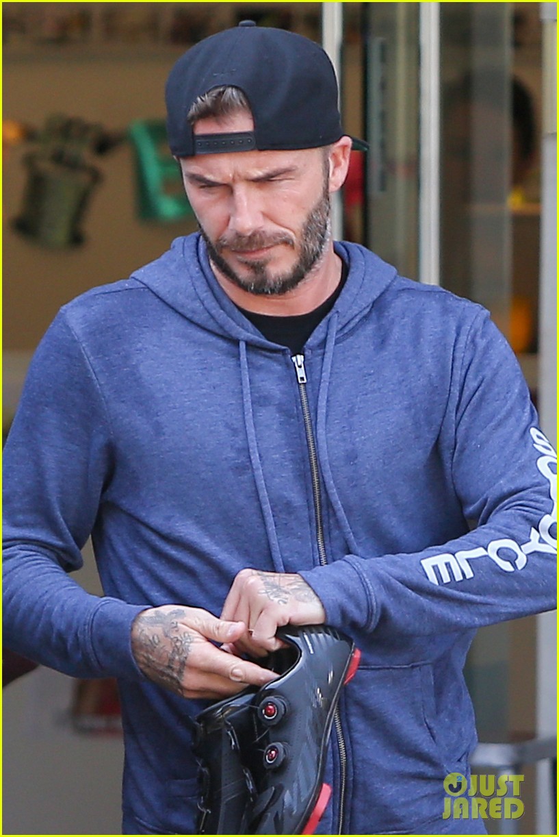 david beckham soulcycle with son brooklyn 013350452
