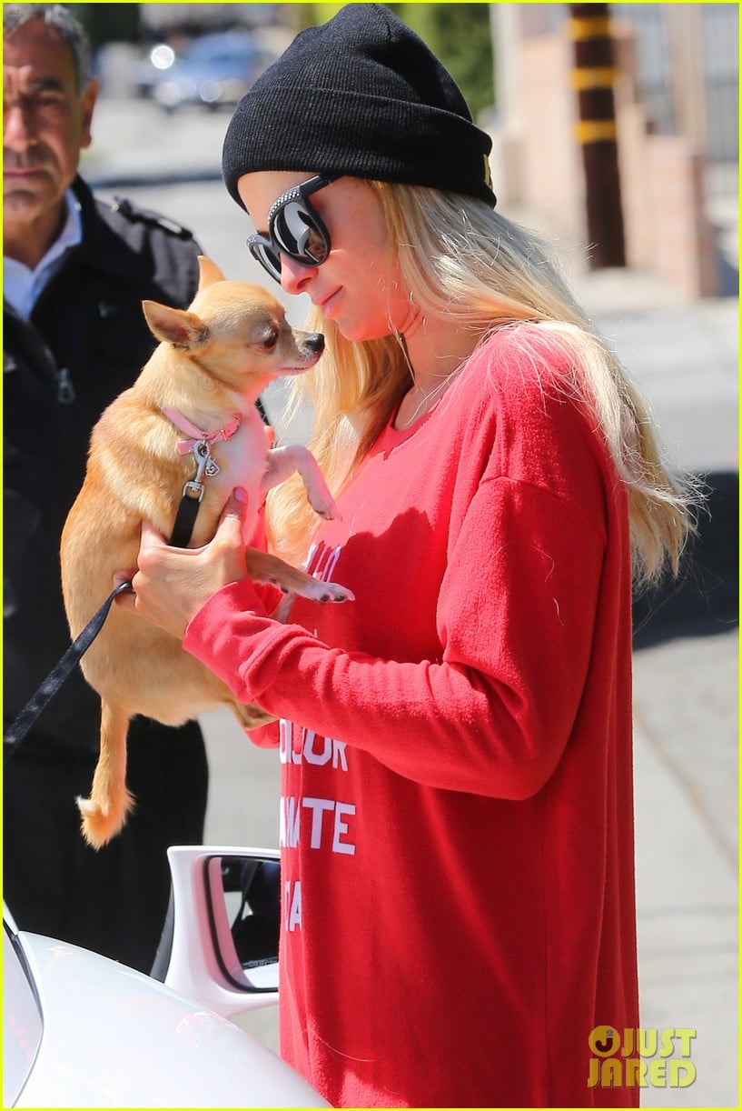Paris Hilton's Beloved Dog Tinkerbell Dies at 14 Photo 3352562 Paris