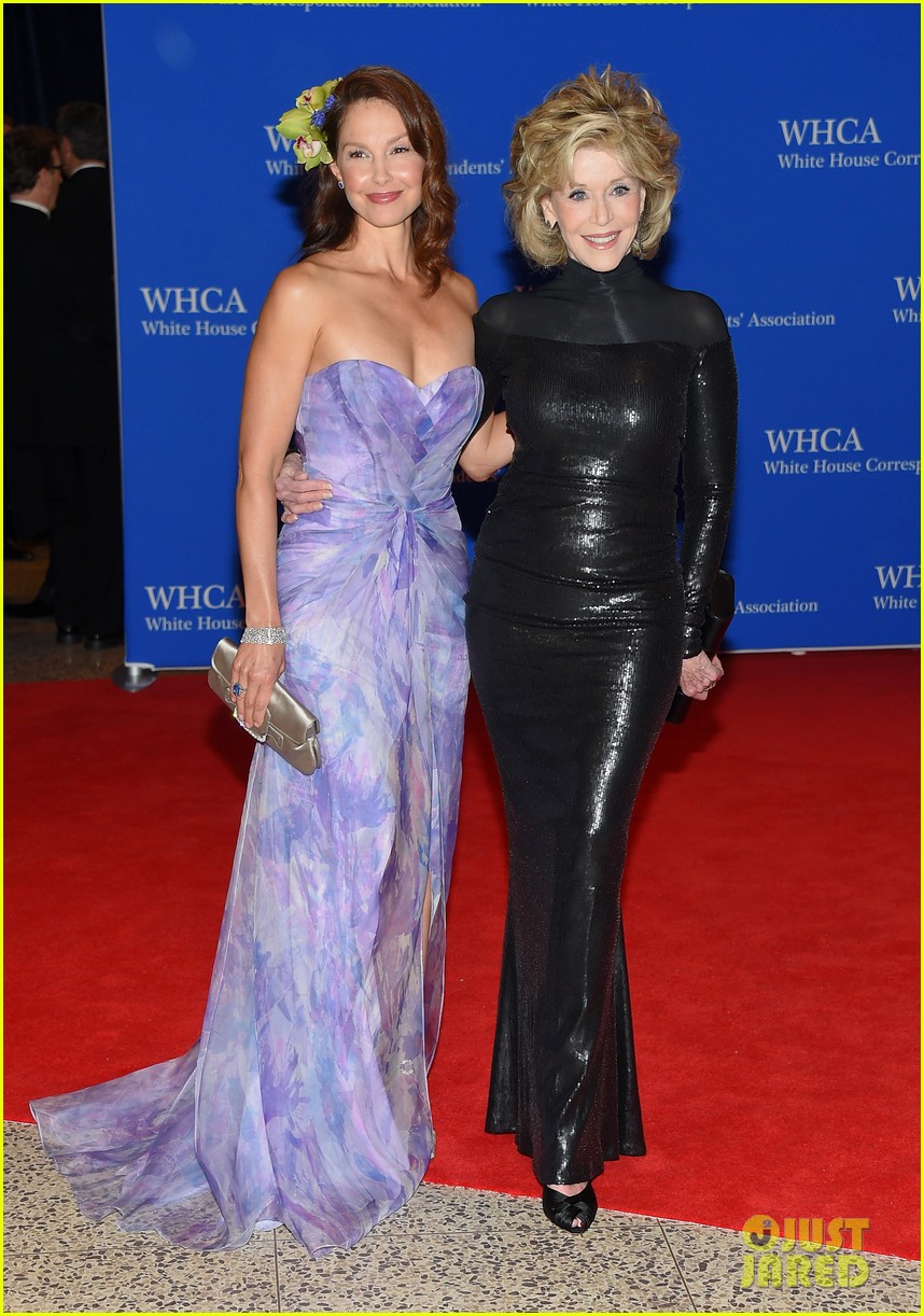 Ashley Judd & Jane Fonda Meet Up at White House Correspondents' Dinner