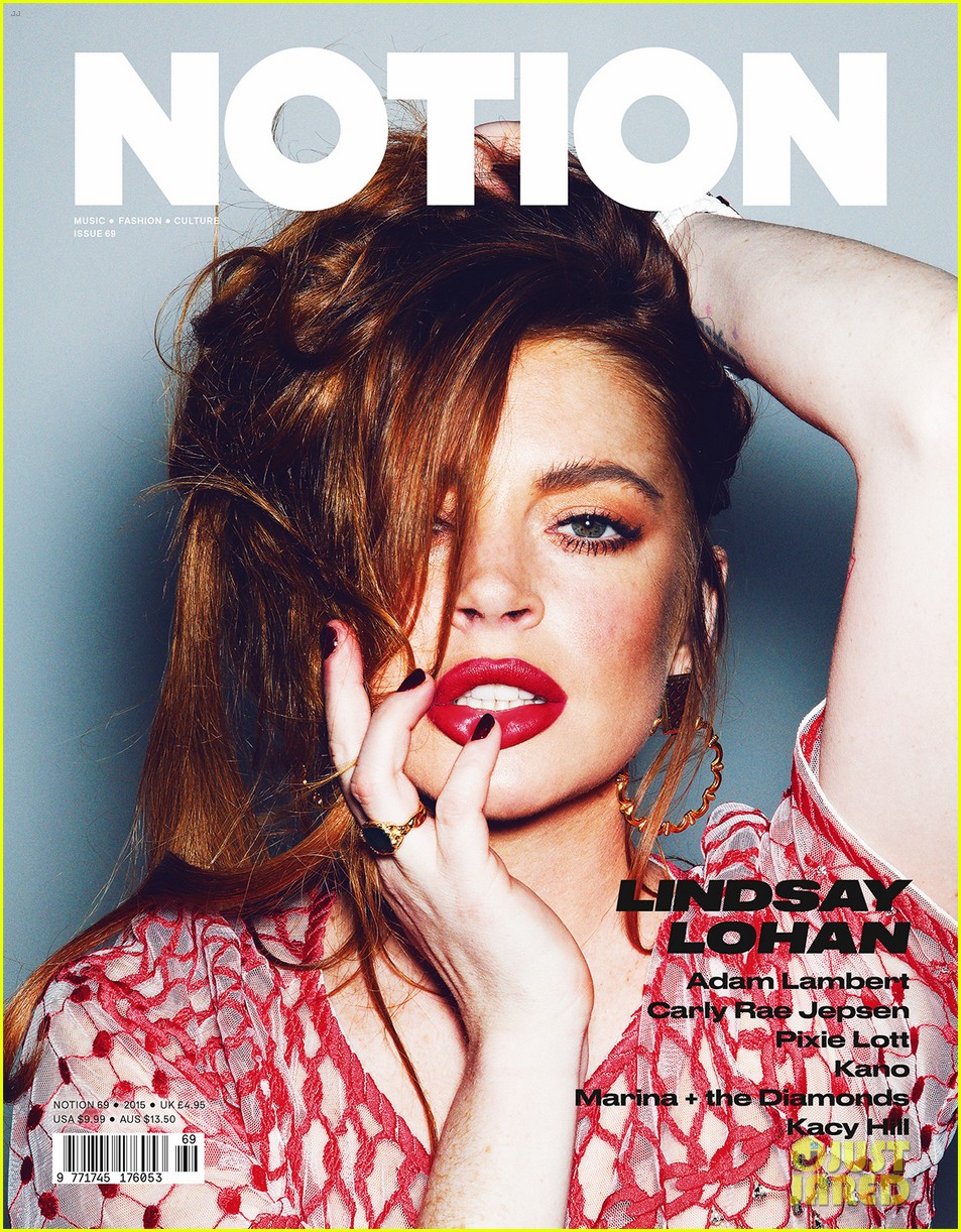 lindsay lohan shows off her long legs booty for notion mag 033354095