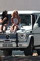 britney spears uses car as seats for soccer game 12