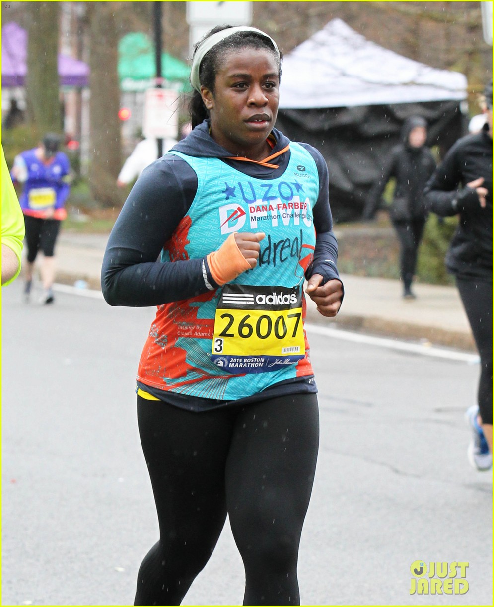 uzo aduba runs boston marathon for dana farber 10