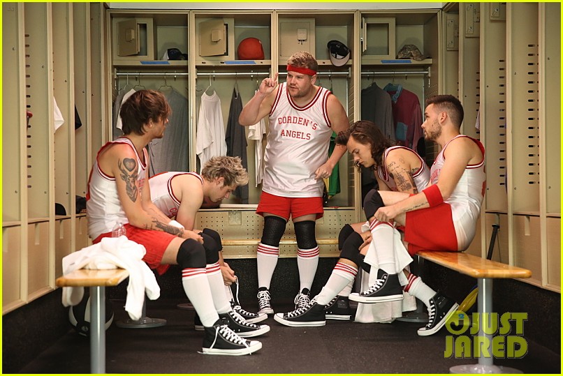 One Direction Guys Play Dodgeball with James Corden! (Video) Photo