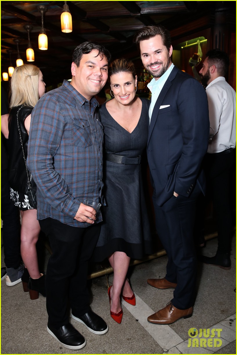 Darren Criss Gets Support From Idina Menzel & Andrew Rannells at
