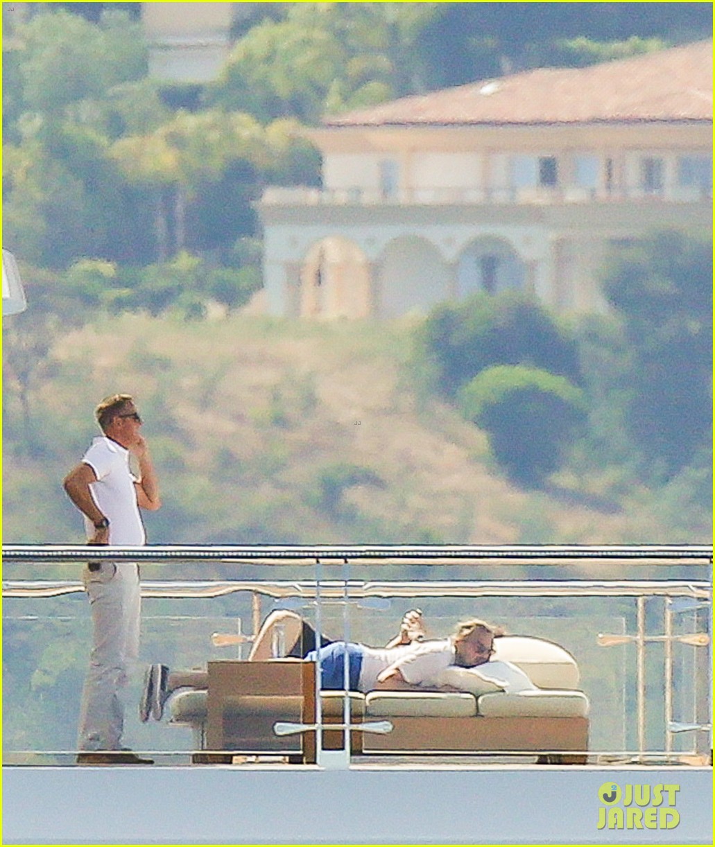 leonardo dicaprio spends another day on his yacht in cannes 18