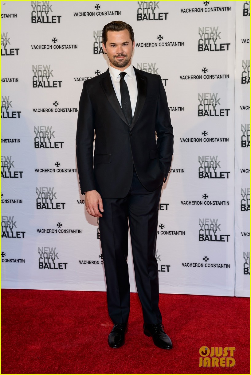 ansel elgort andrew rannells bring their good looks to the new york city ballet 203365799