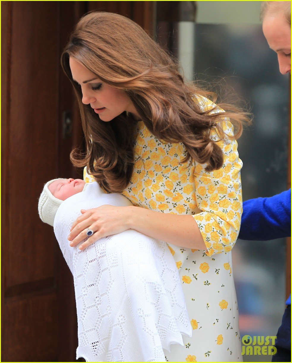 royal baby girl first appearance with kate middleton prince william 153361759
